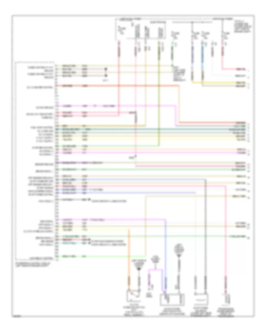 2.4L, Электросхема системы управления двигателем (1 из 5) для Dodge Caliber R/T 2007
