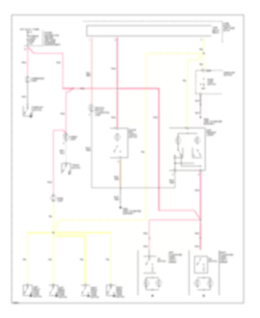 Электросхема подсветки для Dodge Neon Sport 1995