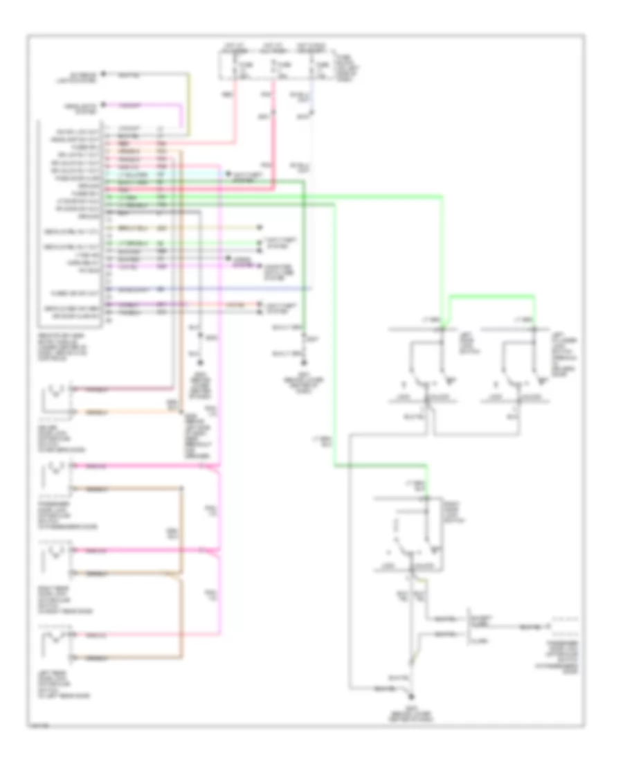 Все схемы для электропроводки Dodge Neon SXT 2005 модели Wiring