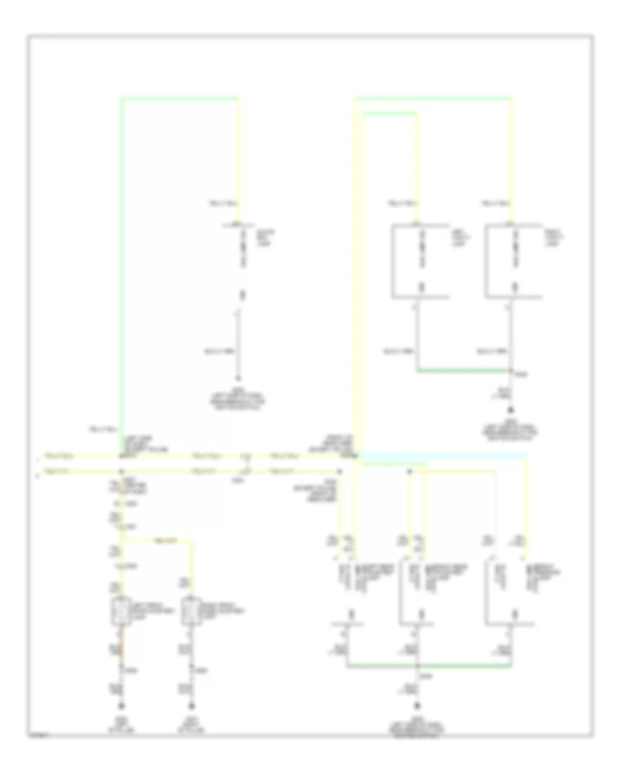 Электросхема подсветки (2 из 2) для Dodge Charger SRT-8 2010