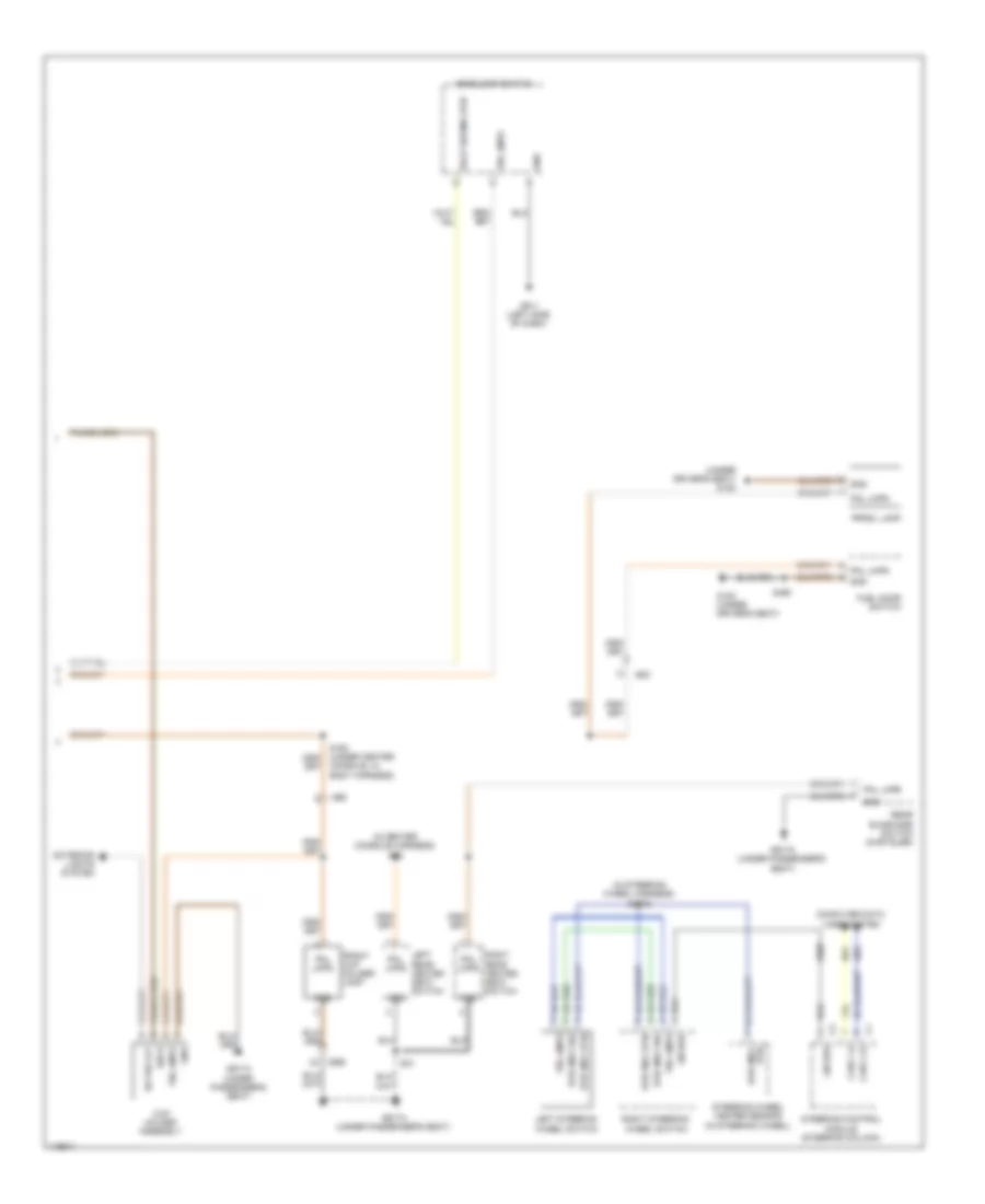 Электросхема подсветки приборов (2 из 2) для Dodge Charger Pursuit 2014