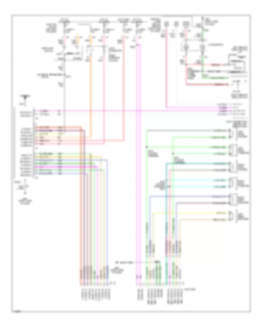 Электросхемы магнитолы, С усилитель для Dodge Dakota R/T 1999
