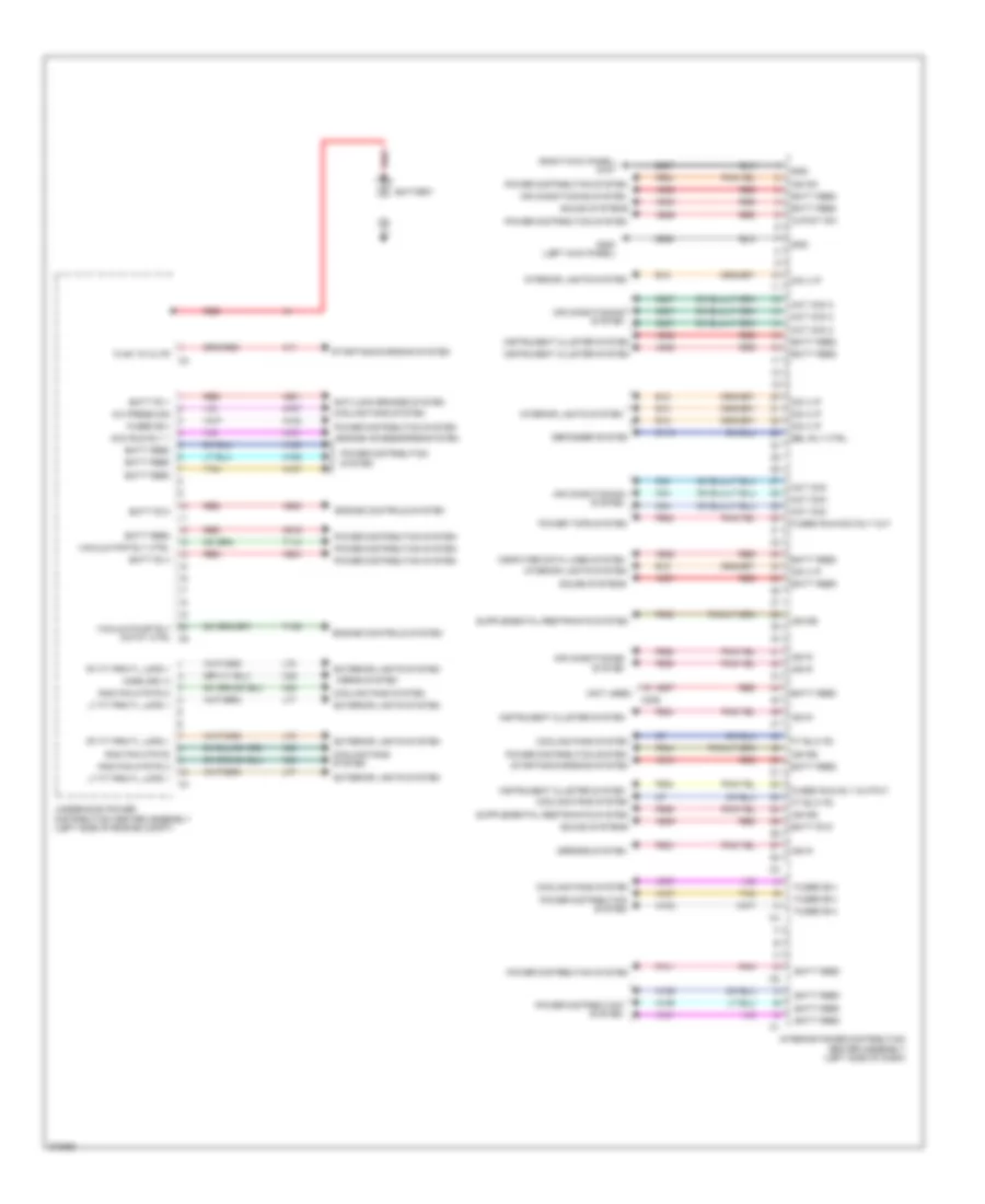 схема Ассамблеи PDC (2 из 3) для Dodge Journey AVP 2012