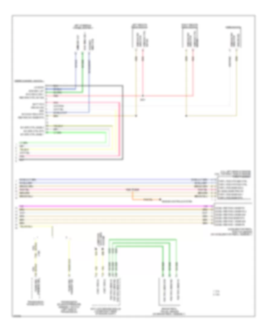 Электросхема системы круизконтроля (2 из 2) для Dodge Journey AVP 2012