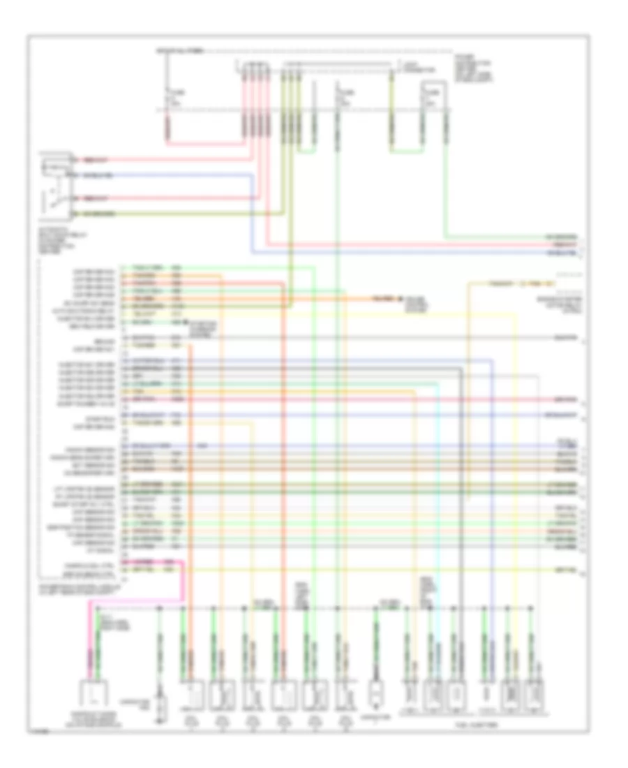 3.2L, Электросхема системы управления двигателя (1 из 3) для Dodge Intrepid 1999
