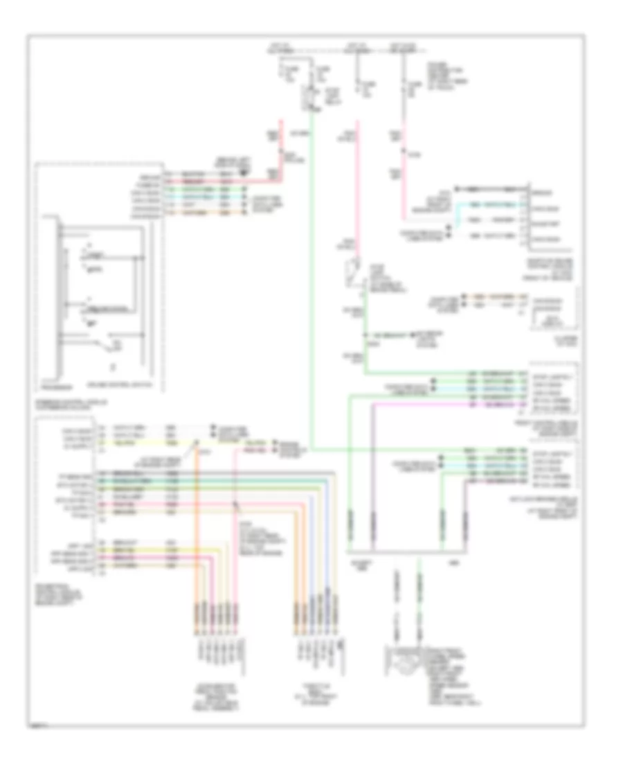 Электросхема системы круизконтроля для Dodge Magnum R/T 2007