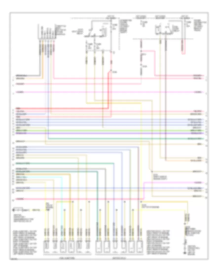 2.7L, Электросхема системы управления двигателем (2 из 5) для Dodge Magnum R/T 2007