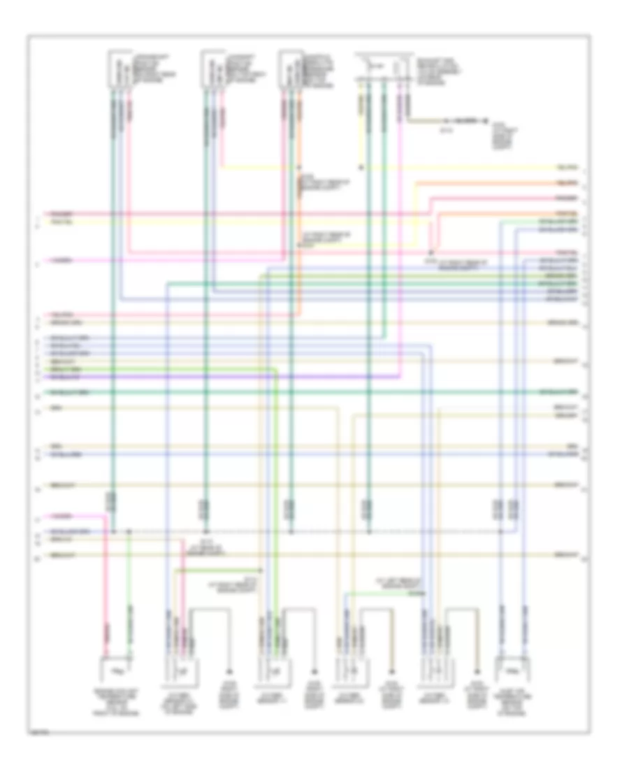 2.7L, Электросхема системы управления двигателем (3 из 5) для Dodge Magnum R/T 2007
