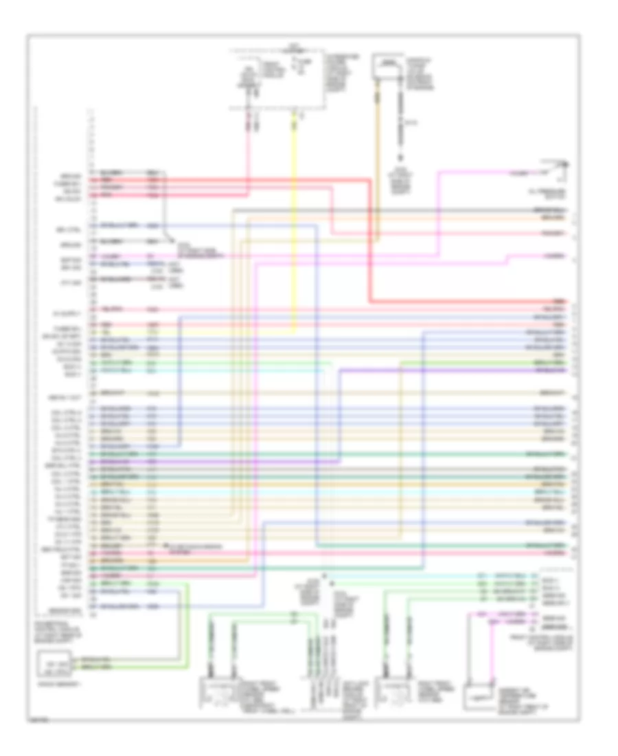 3.5L, Электросхема системы управления двигателем (1 из 5) для Dodge Magnum R/T 2007