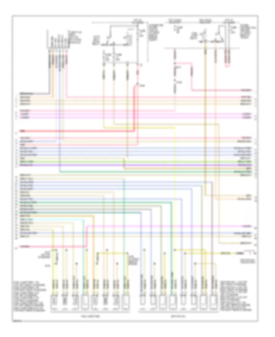 5.7L, Электросхема системы управления двигателем (2 из 4) для Dodge Magnum R/T 2007
