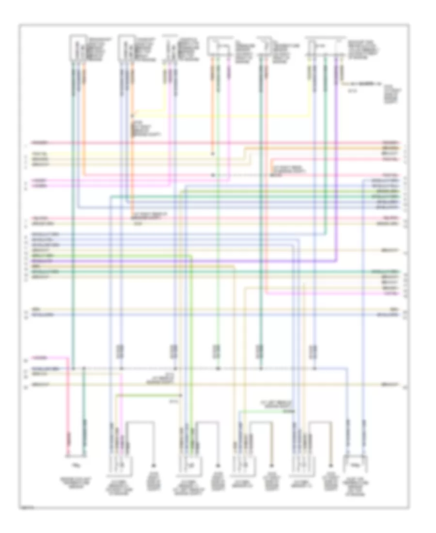 5.7L, Электросхема системы управления двигателем (3 из 4) для Dodge Magnum R/T 2007