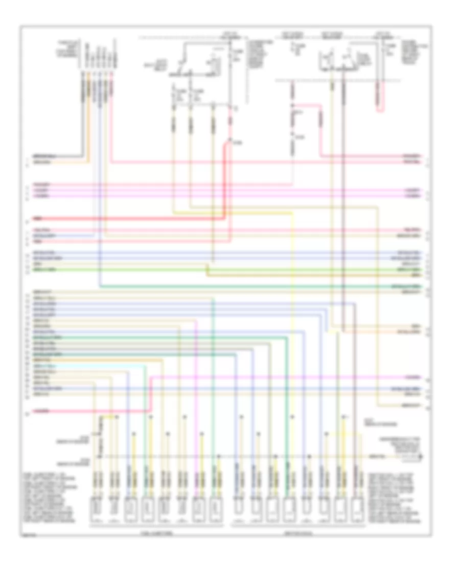 6.1L, Электросхема системы управления двигателем (2 из 4) для Dodge Magnum R/T 2007