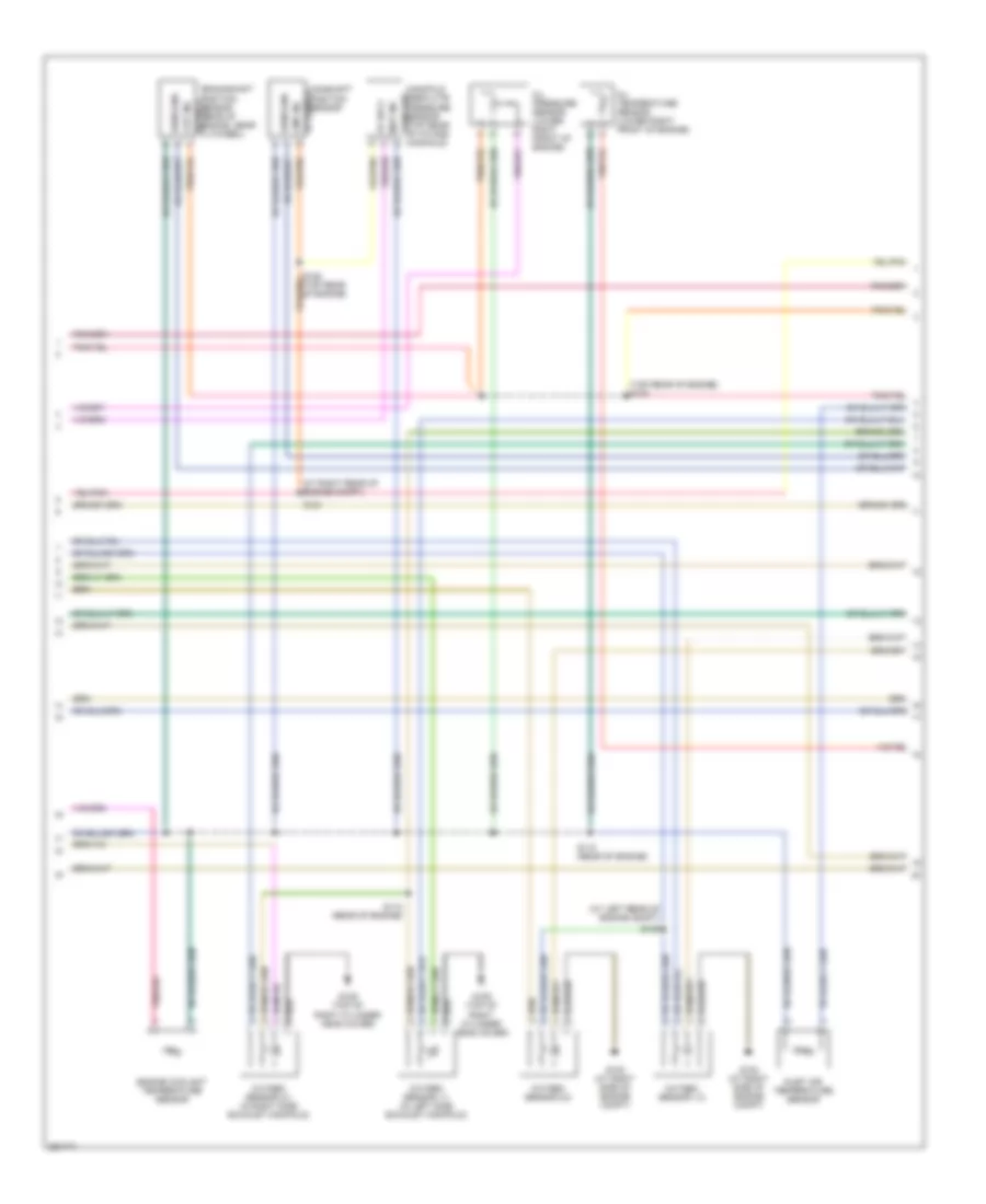 6.1L, Электросхема системы управления двигателем (3 из 4) для Dodge Magnum R/T 2007