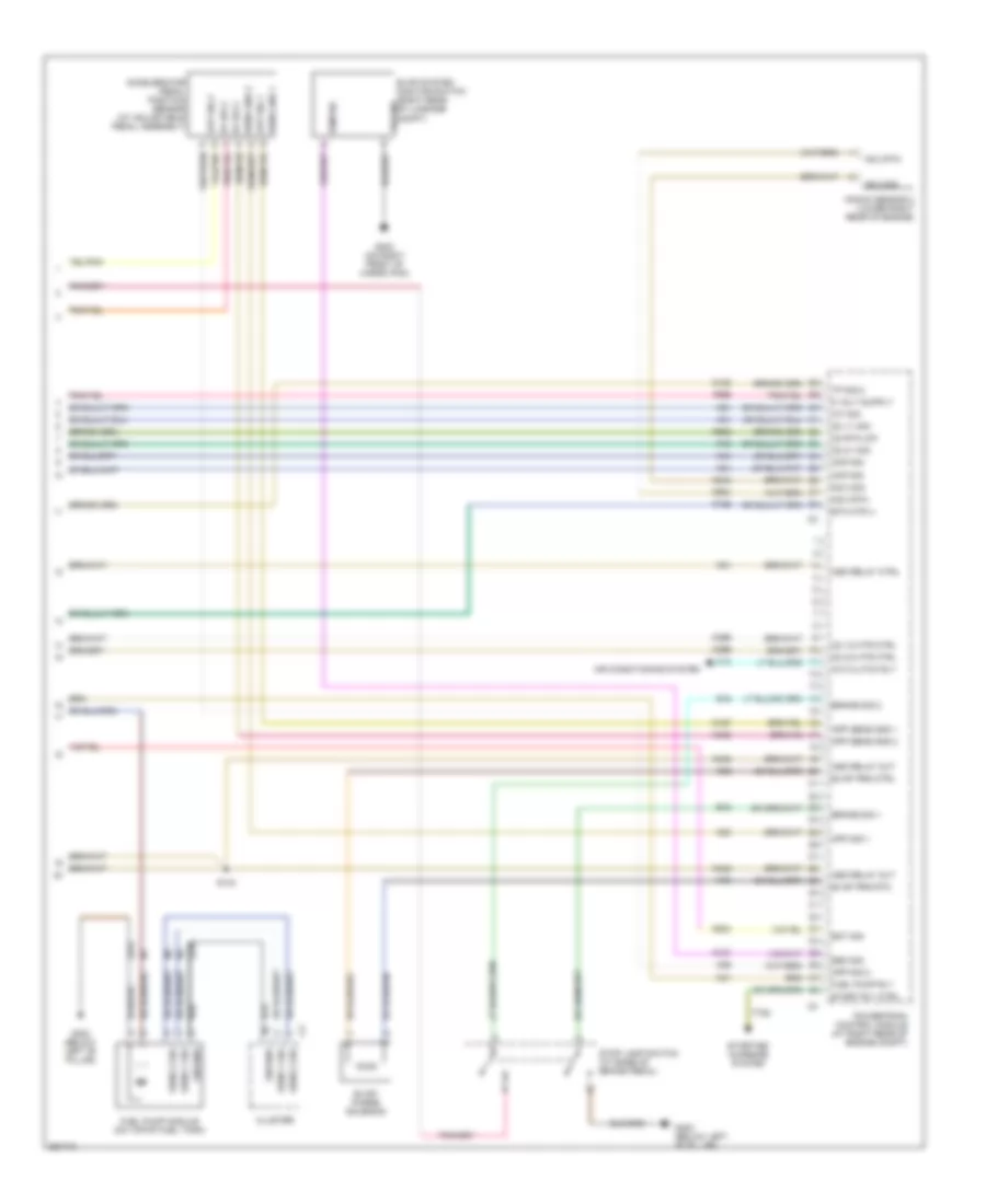 6.1L, Электросхема системы управления двигателем (4 из 4) для Dodge Magnum R/T 2007