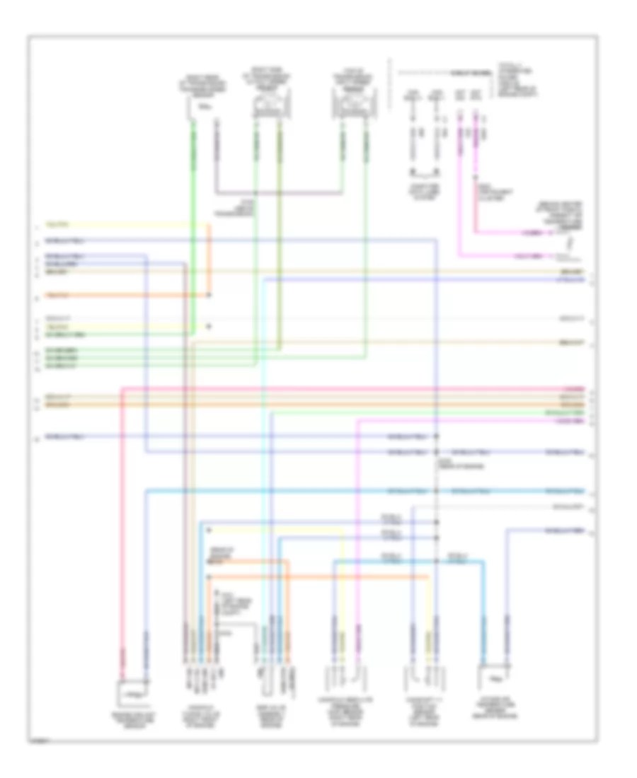 3.5L, Электросхема системы управления двигателем (4 из 5) для Dodge Journey SXT 2010