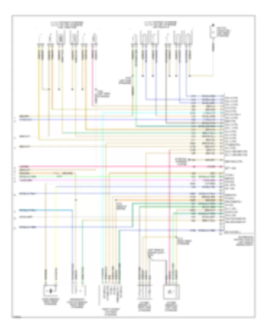3.5L, Электросхема системы управления двигателем (5 из 5) для Dodge Journey SXT 2010