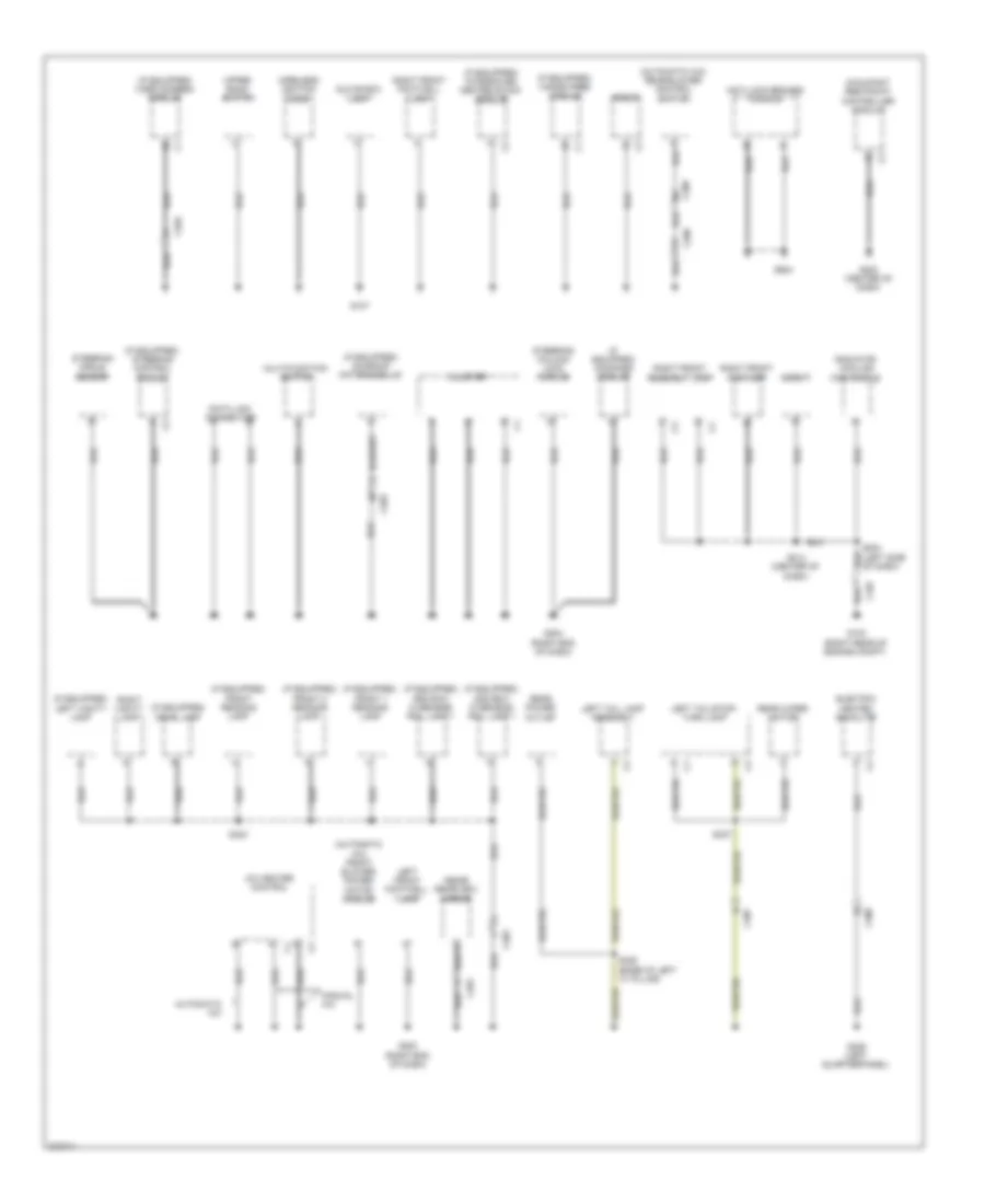Электросхема подключение массы заземления (2 из 3) для Dodge Journey SXT 2010