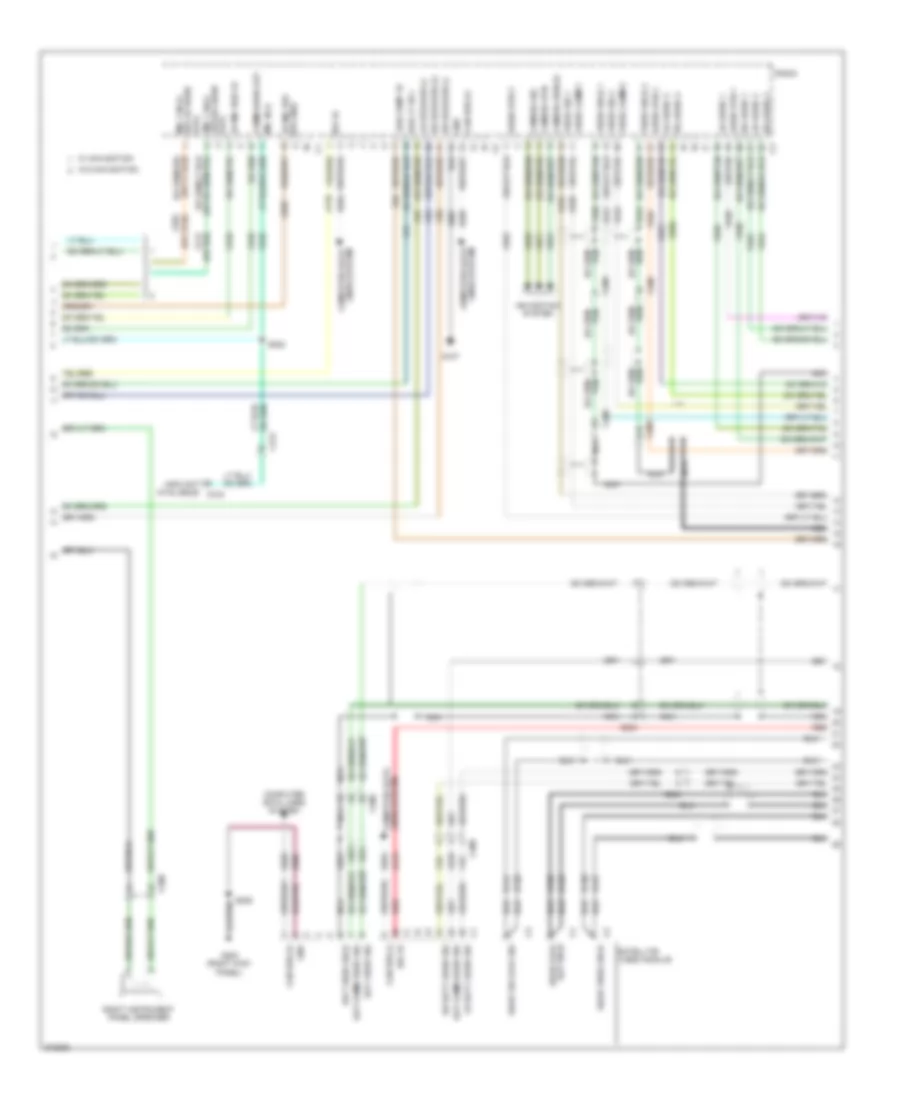 Электросхема навигации GPS, Премиум класс (2 из 4) для Dodge Journey SXT 2010