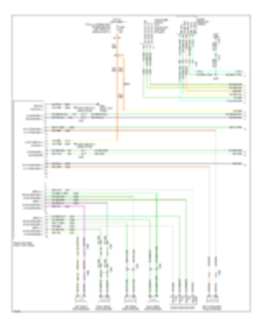 Электросхема магнитолы, Премиум класс (1 из 4) для Dodge Journey SXT 2010
