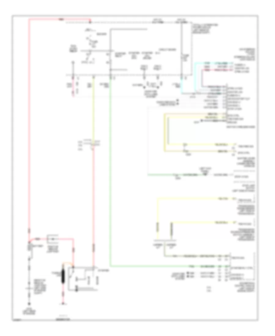 Электросхема стартера для Dodge Journey SXT 2010