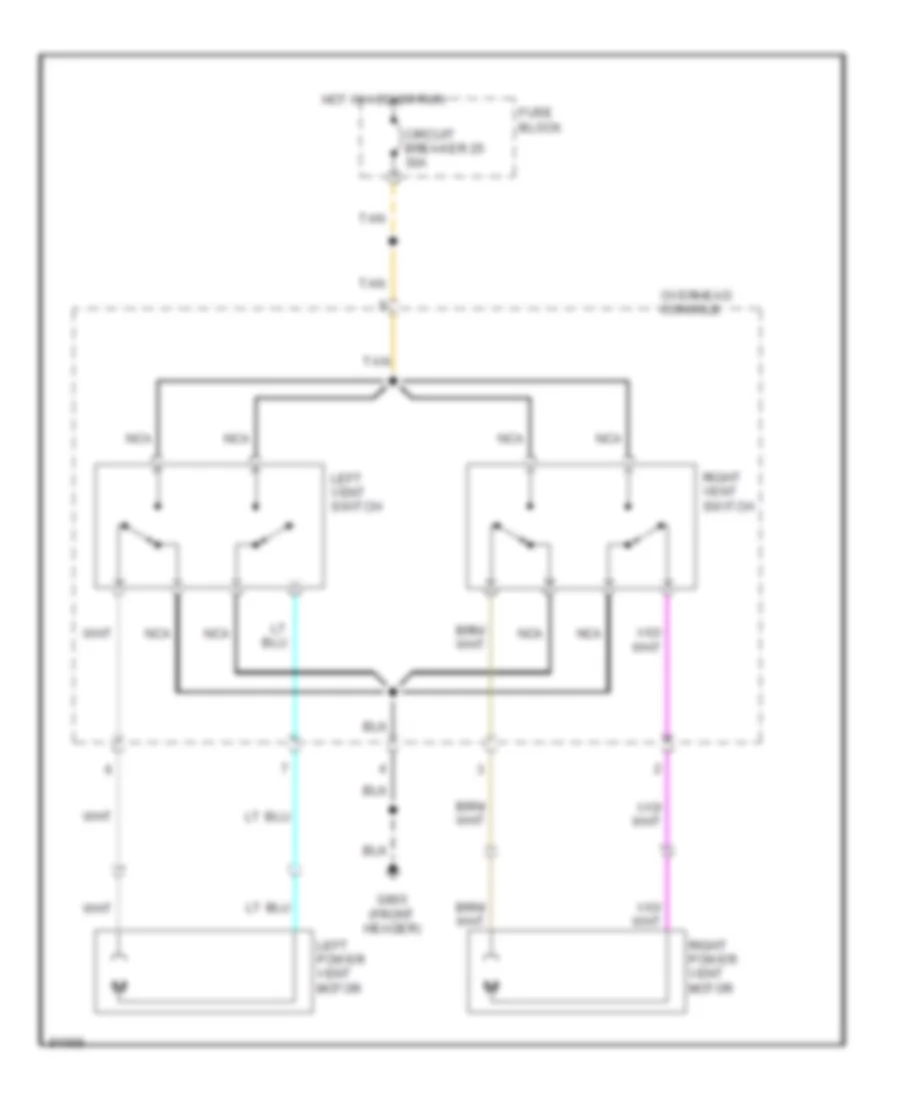 задний Windows Wiring Diagram четверти для Dodge Grand Caravan ES 1992