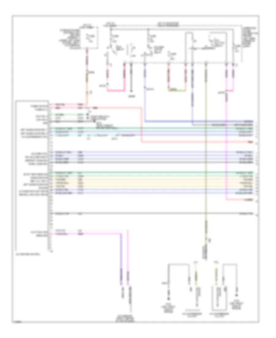 Электросхема кондиционера с ручный управлением (1 из 4) для Dodge Dart SXT 2014