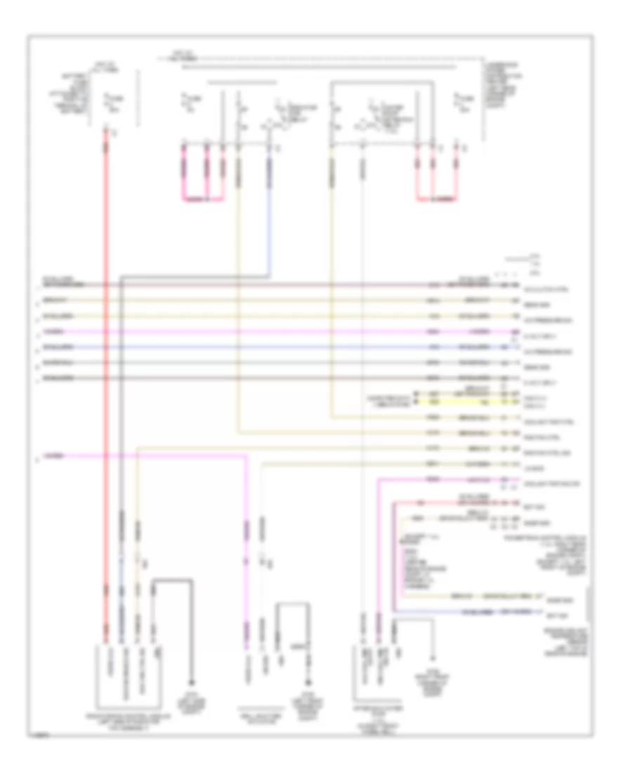 Электросхема кондиционера с ручный управлением (4 из 4) для Dodge Dart SXT 2014