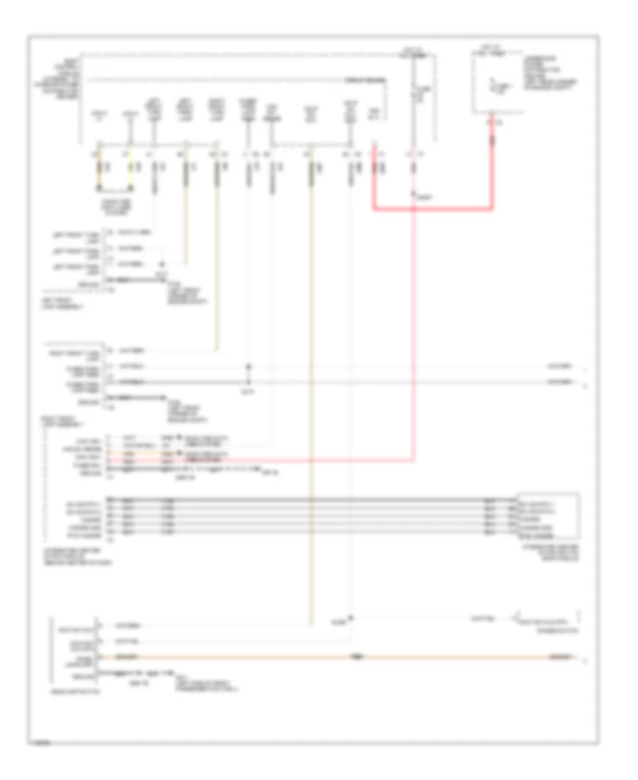 Электросхема внешнего освещения (1 из 2) для Dodge Dart SXT 2014