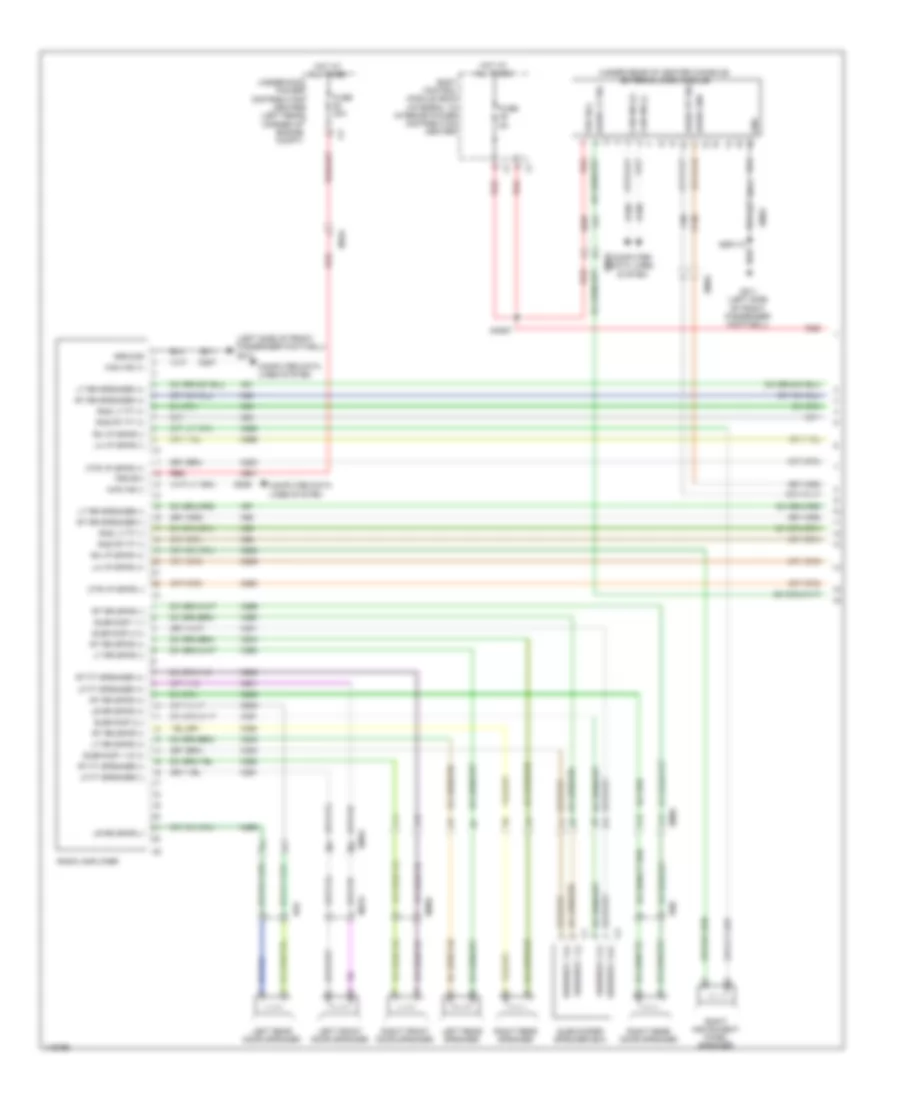 Электросхема навигации GPS (1 из 3) для Dodge Dart SXT 2014