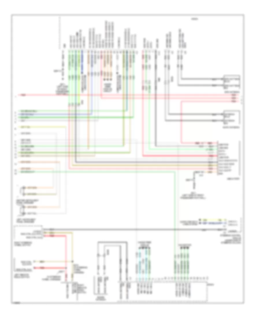 Электросхема навигации GPS (2 из 3) для Dodge Dart SXT 2014