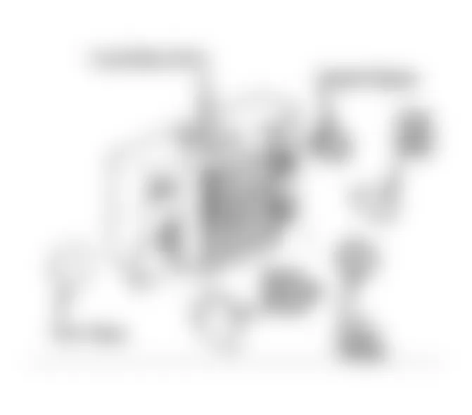 Dodge Dakota Sport 1990 - Component Locations -  Component Locations (3 Of 8)