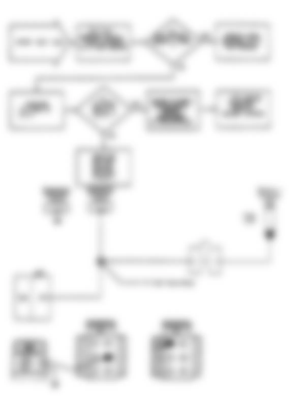 Dodge Monaco ES 1990 - Component Locations -  Fault 1004: Flow Chart & Circuit Diagram