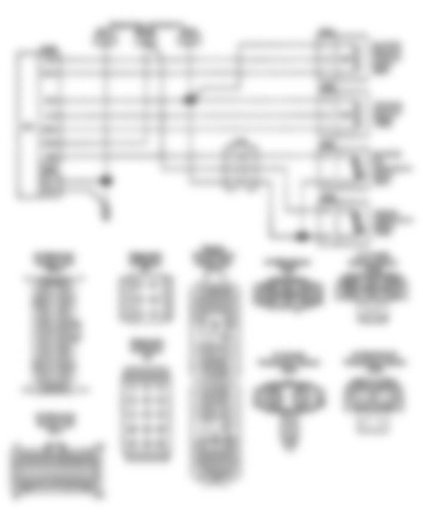 Dodge Monaco ES 1990 - Component Locations -  Fault 1005: Circuit Diagram