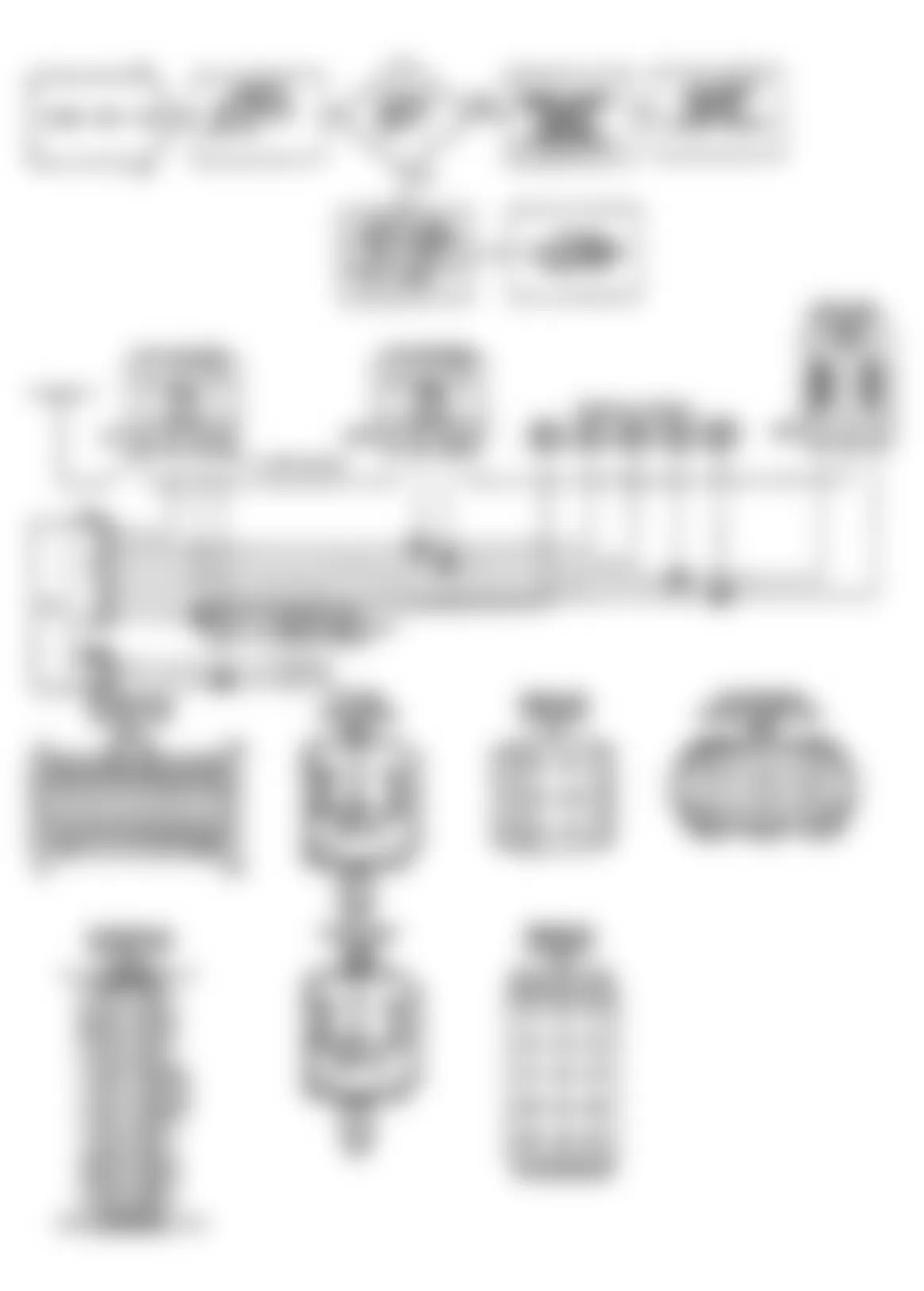 Dodge Monaco ES 1990 - Component Locations -  Fault 1033: FLow Chart & Circuit Diagram