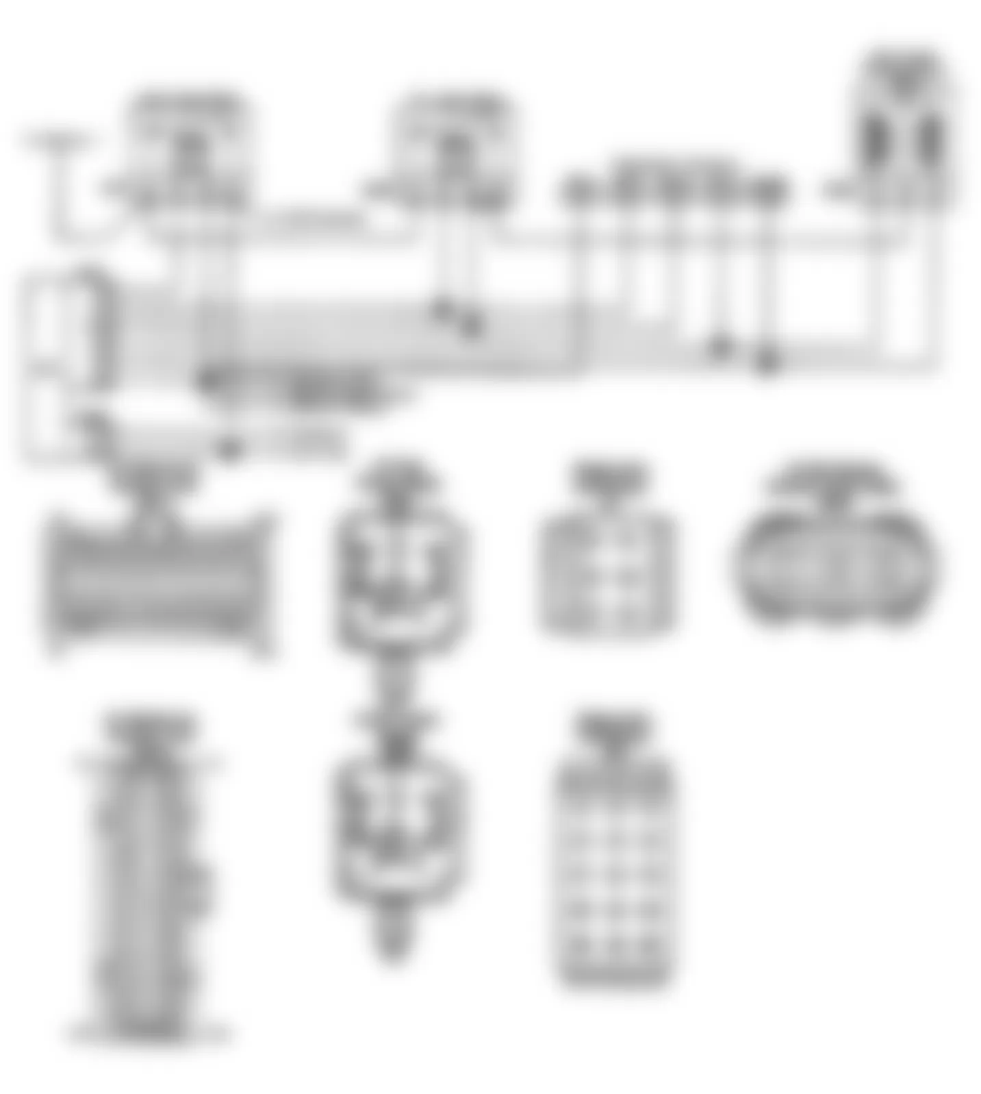 Dodge Monaco ES 1990 - Component Locations -  Fault 1067: Circuit Diagram (Flow Chart 2 & 3)