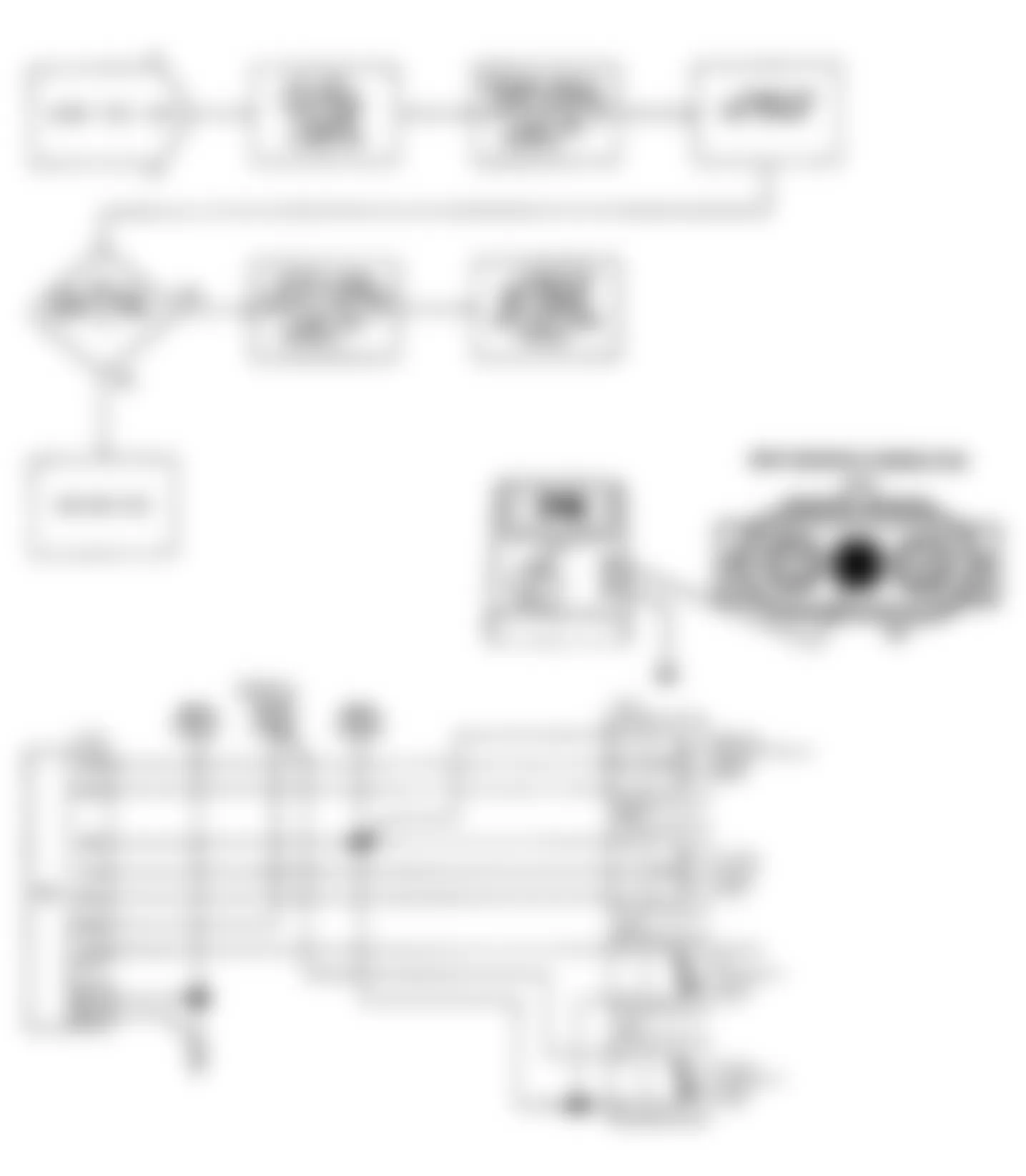 Dodge Monaco ES 1990 - Component Locations -  Fault 1200: Flow Chart & Circuit Diagram