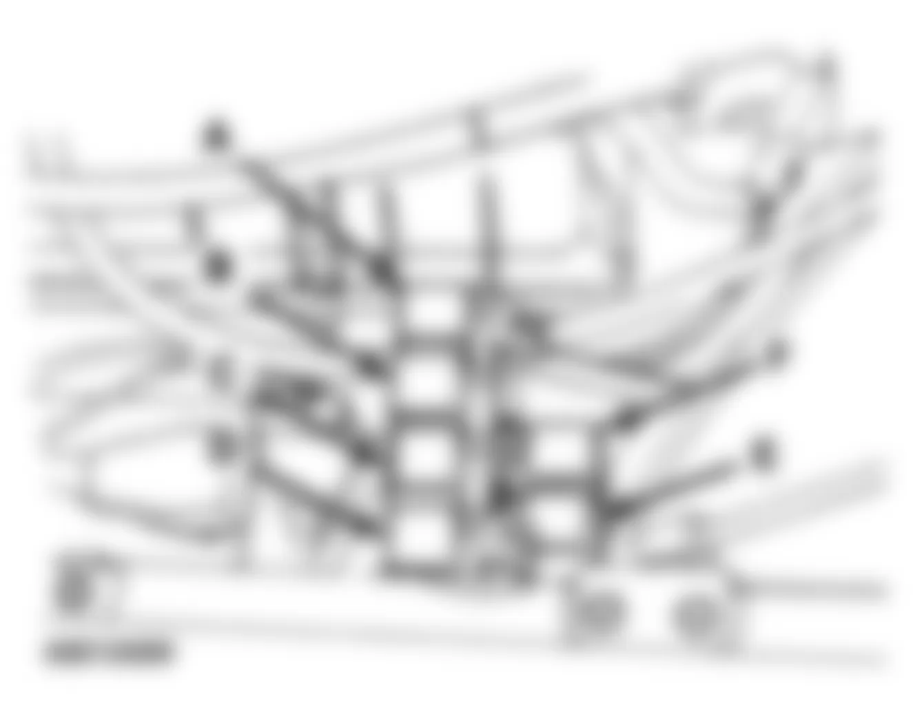 Dodge Monaco LE 1990 - Component Locations -  Underhood Relay Identification (1988-90)