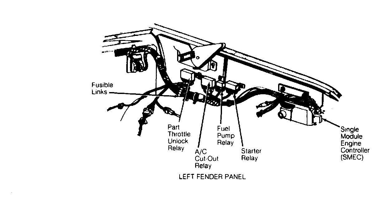 Dodge Pickup D150 1990 ELECTRICAL COMPONENT LOCATOR 1989 90