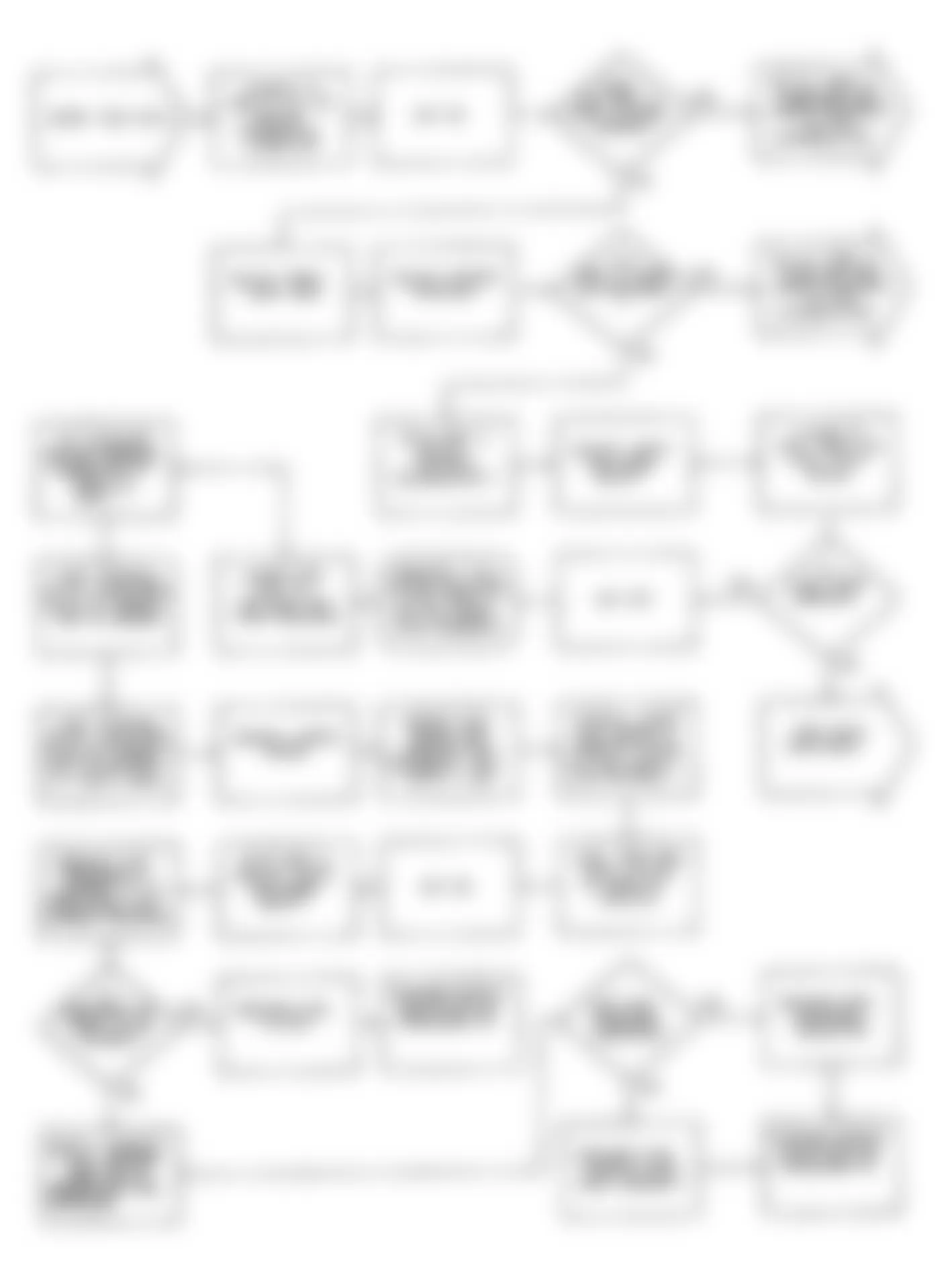 Dodge Pickup D250 1990 - Component Locations -  NS6: Flow Chart (1 of 2)