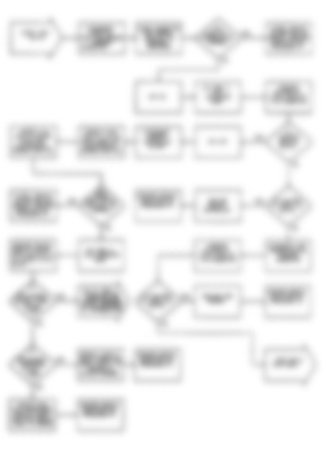 Dodge Pickup D250 1990 - Component Locations -  NS12: Flow Chart (1 of 2)