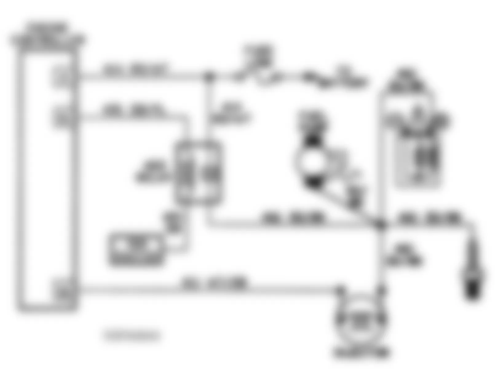 Dodge Daytona IROC 1991 - Component Locations -  Test NS-8C, Circuit Diagram.