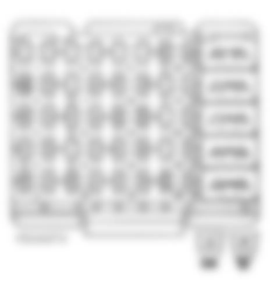 Dodge Monaco ES 1991 - Component Locations -  Fuse Panel Identification (1988-90)