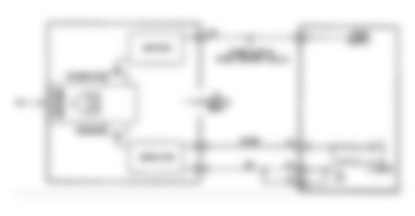 Dodge Ram 50 1991 - Component Locations -  Test DR-4 Code 12 Schematic (1 of 3) Airflow Sensor Circuit