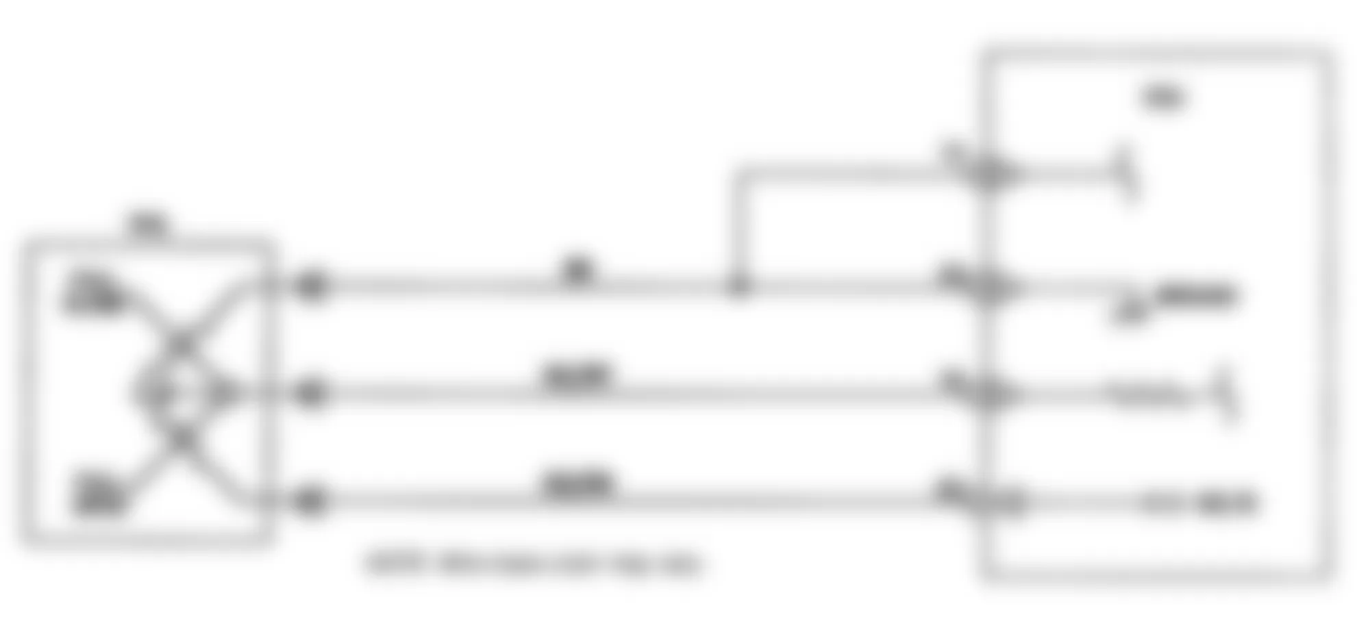 Dodge Ram 50 1991 - Component Locations -  Test DR-6 Code 14 Schematic Throttle Position Sensor Circuit