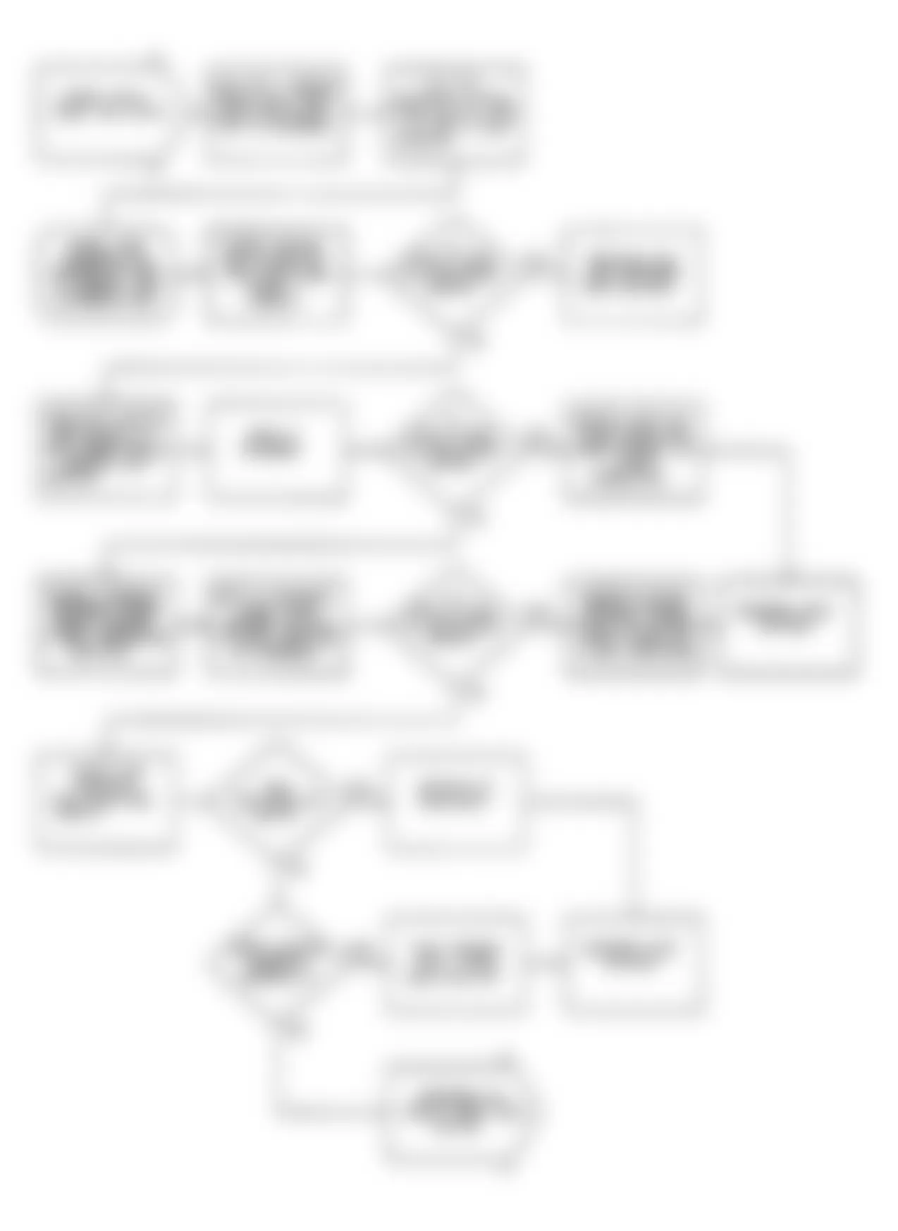 Dodge Ram 50 1991 - Component Locations -  Test DR-9 Code 22 Flow Chart Crank Angle Sensor Circuit