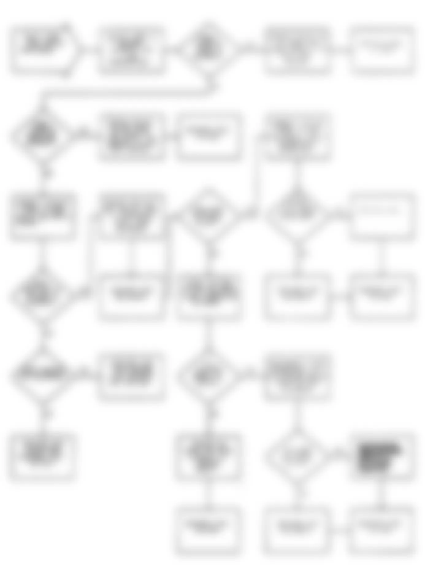 Dodge Ram 50 1991 - Component Locations -  Test DR-15 Code 43 Flow Chart (2 of 2) EGR Temperature Sensor