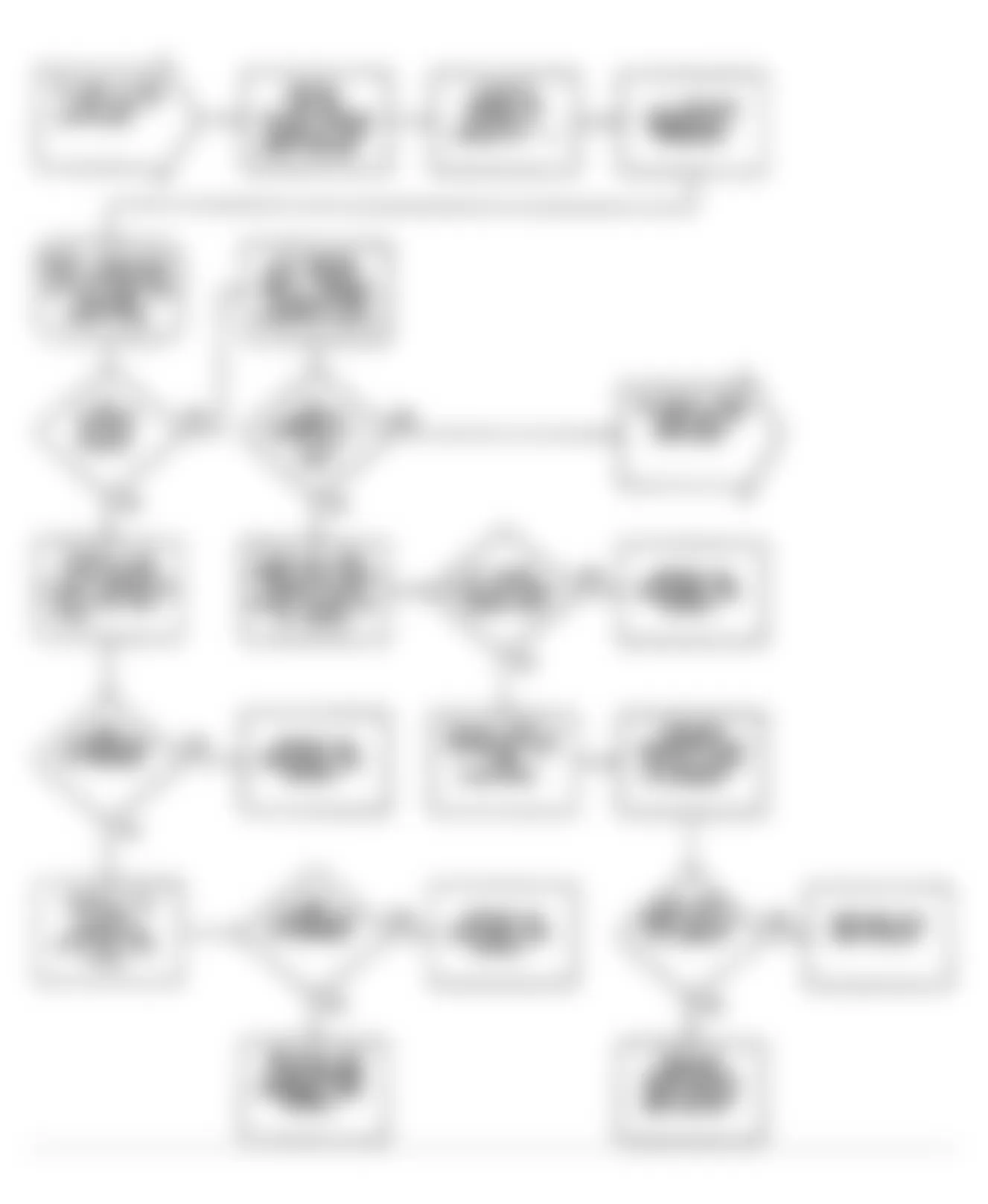 Dodge Ram 50 1991 - Component Locations -  Test DR-17 Flow Chart (4 of 6) No Fault Code Sensor Tests