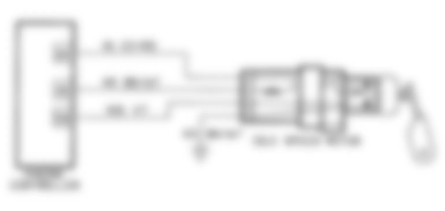 Dodge Ramcharger AW150 1991 - Component Locations -  Schematic Test NS-12A Idle Speed Motor Check