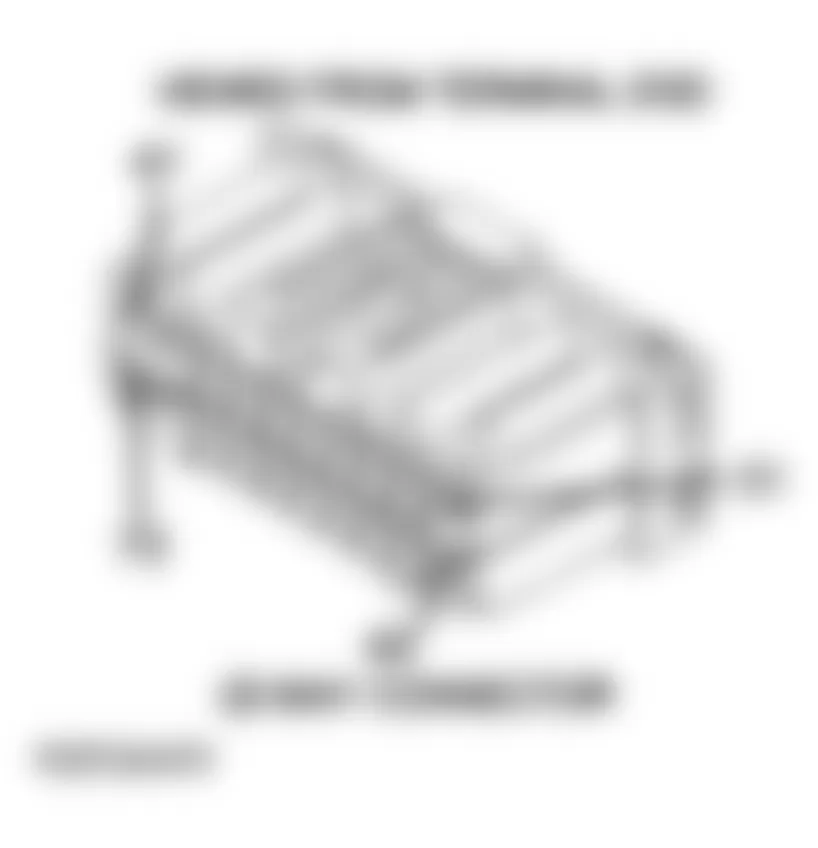 Dodge Stealth ES 1991 - Component Locations -  ECU 22-Way Connector Terminal ID