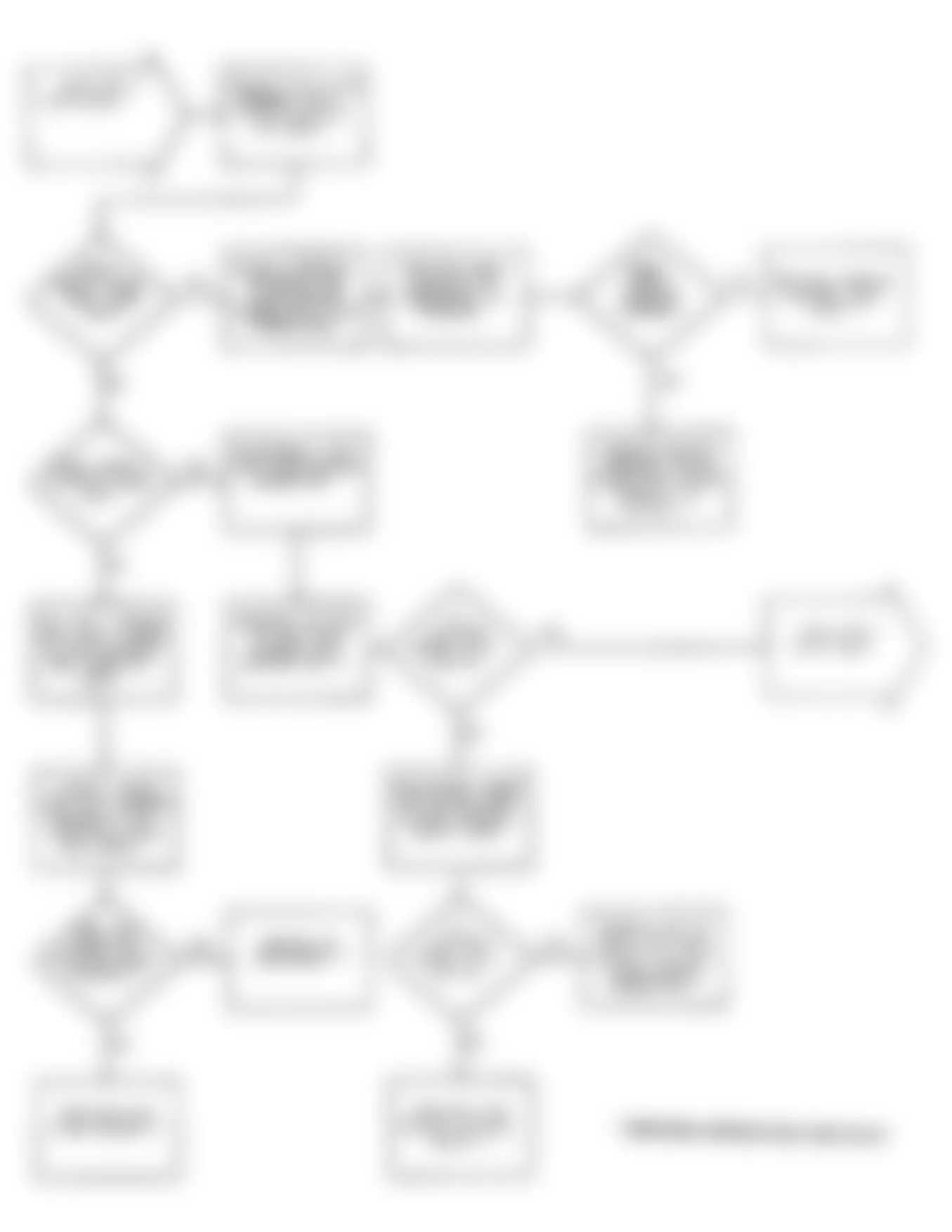 Dodge Stealth ES 1991 - Component Locations -  Test DR-3 Flow Chart - Code 12 (2 Of 3) Airflow Sensor Ckt.